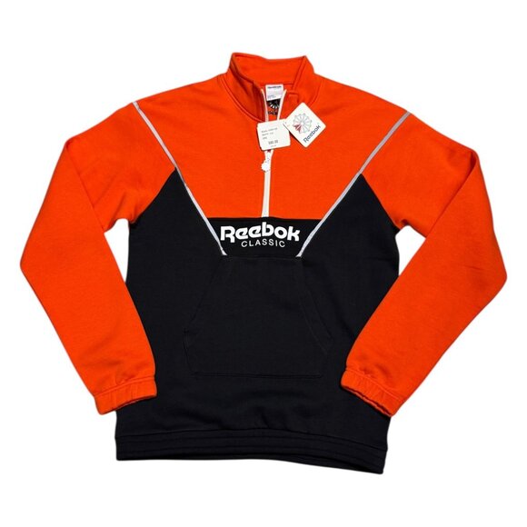 Reebok Classic Orange and Black Sweatshirt - Picture 1 of 6
